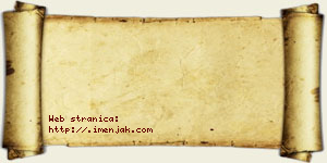 Valentina Velebit vizit kartica